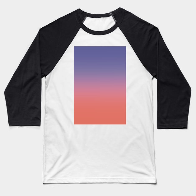 Color transition contrast Baseball T-Shirt by Holailustra